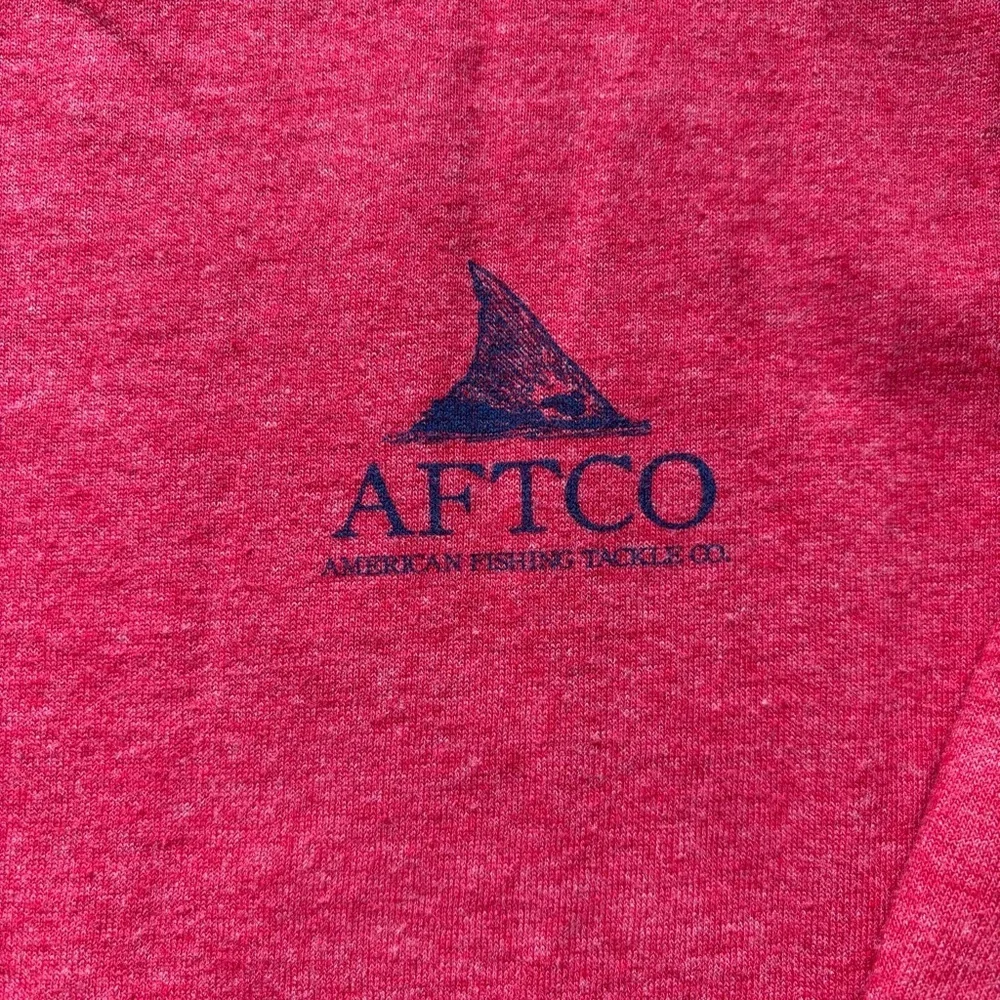 AFTCO Long Sleeve Graphic Tee | Red Heather | Boy’s XL